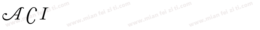 Adobe Caslon Italic字体转换